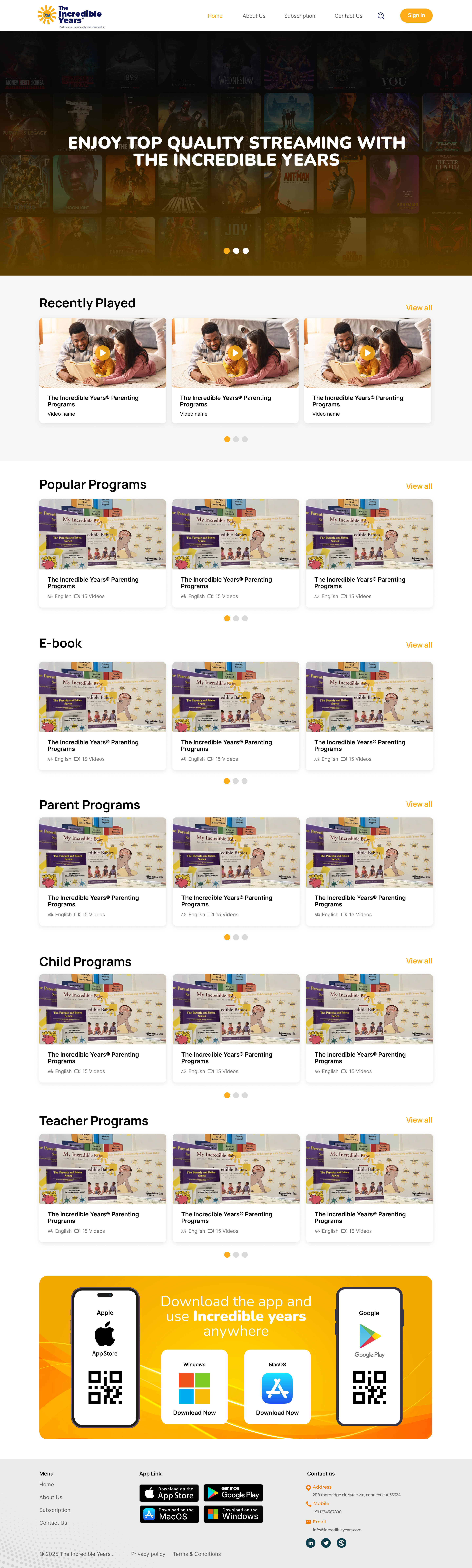 Streamly screen 3