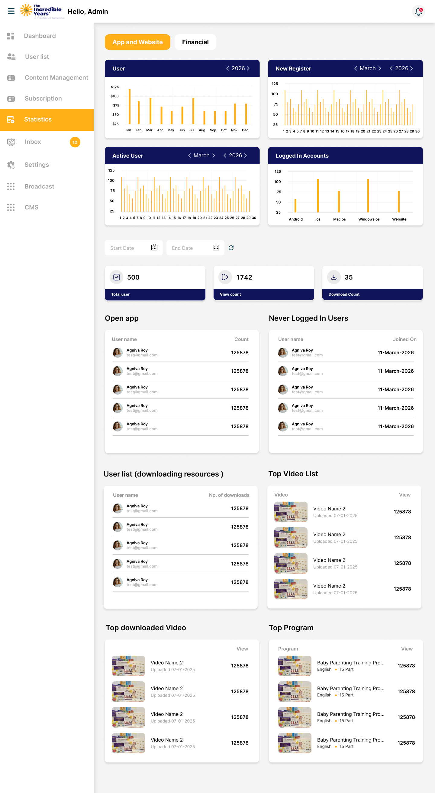 Coursemate screen 3